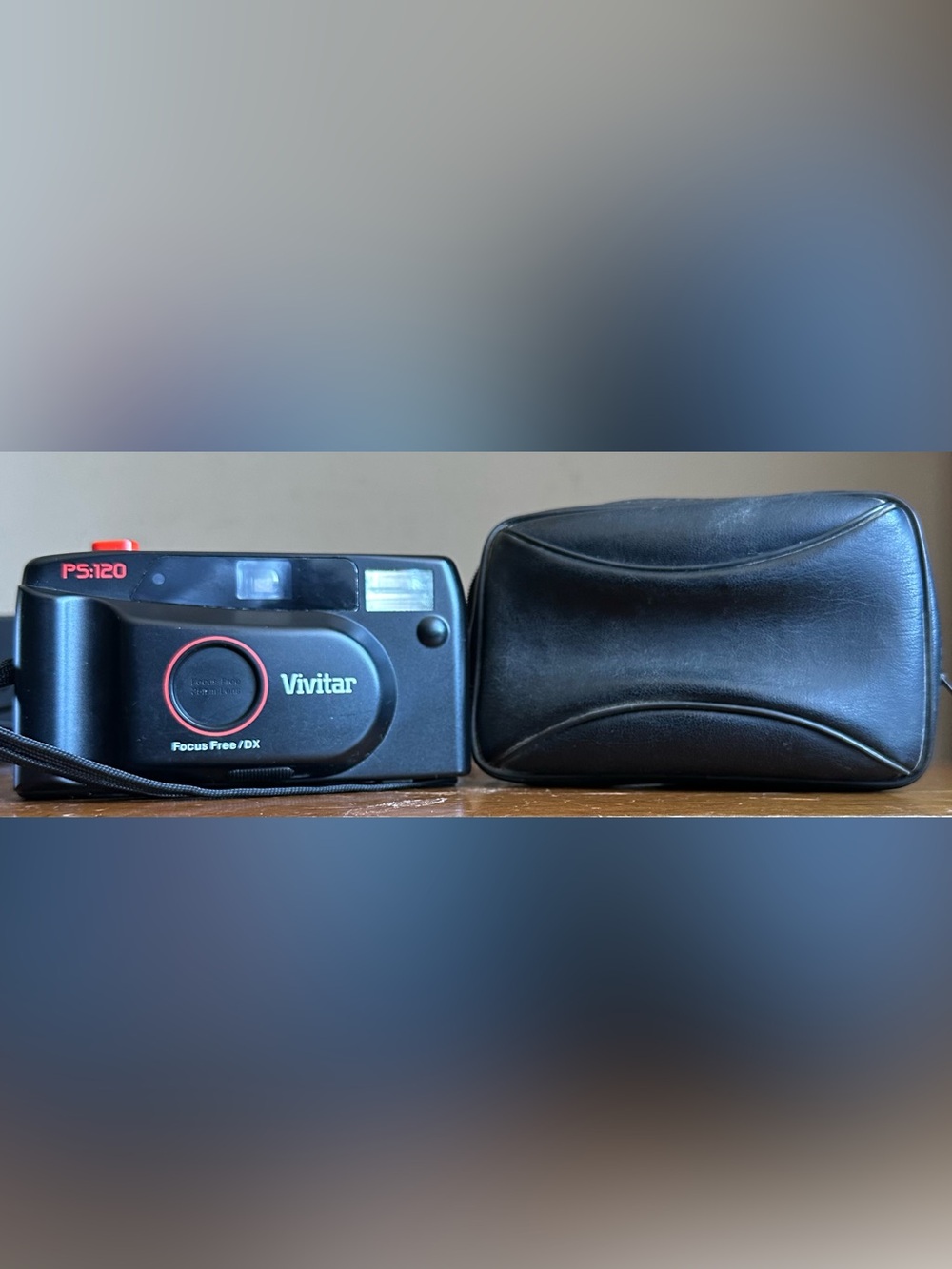 Vivitar PS:120 Focus Free Motorized DX 35mm Film Compact Camera w/Built-In Flash